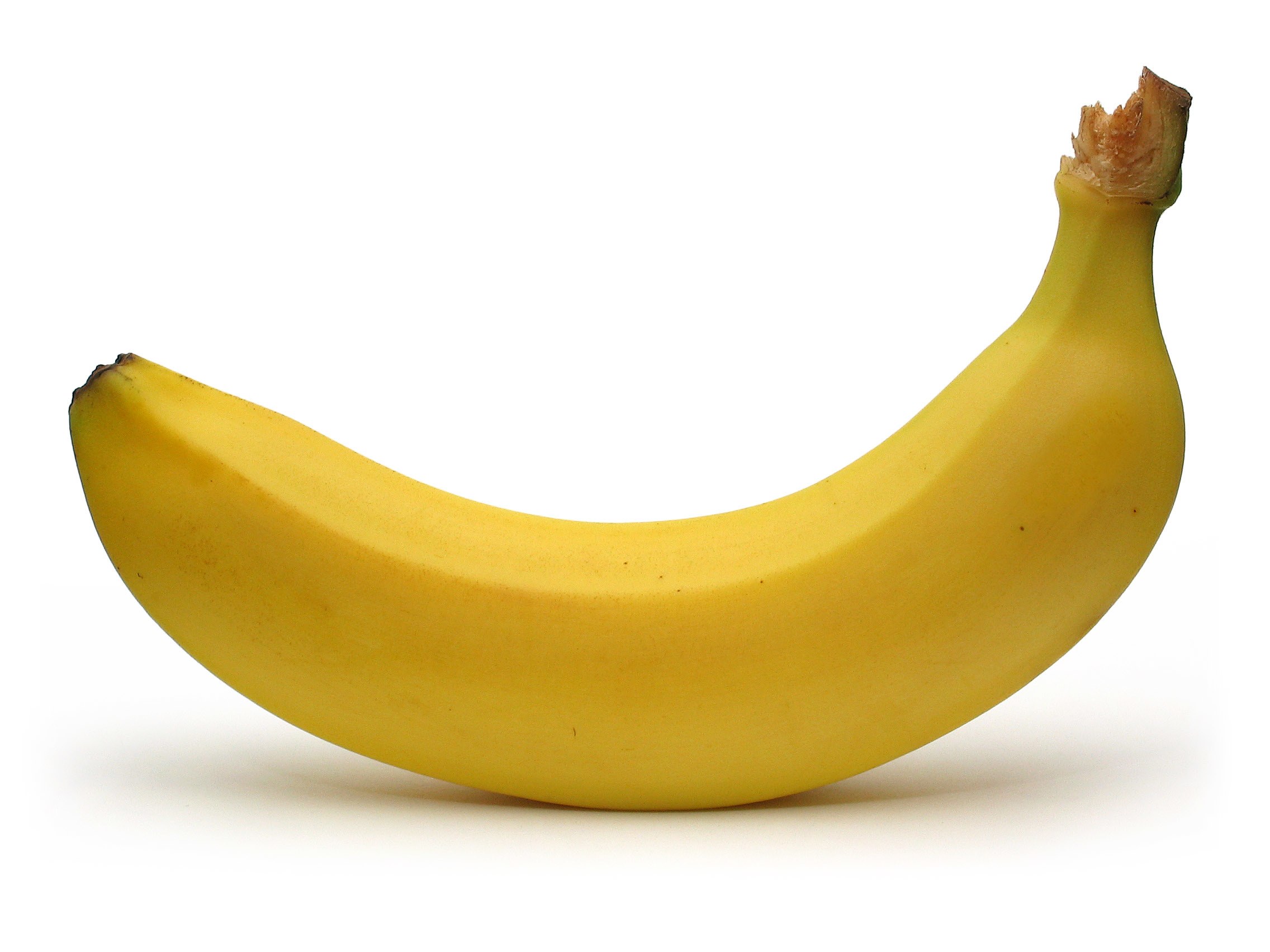 single ripe banana