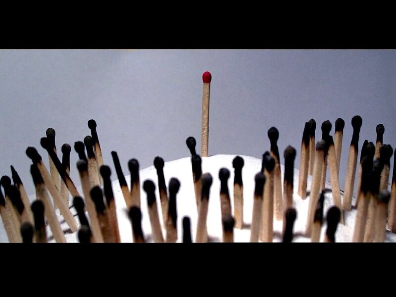 Single Unburnt Matchstick