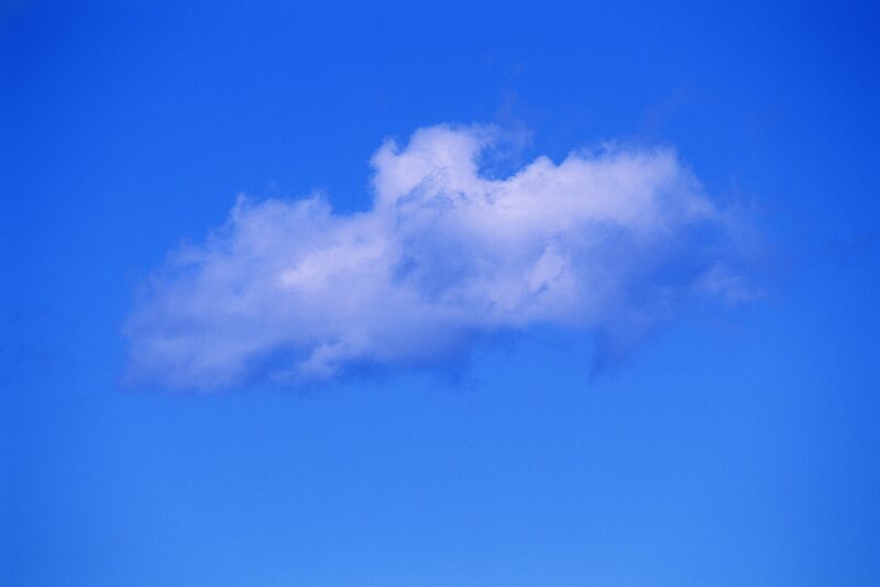 Single White Cloud — Serene, Sky