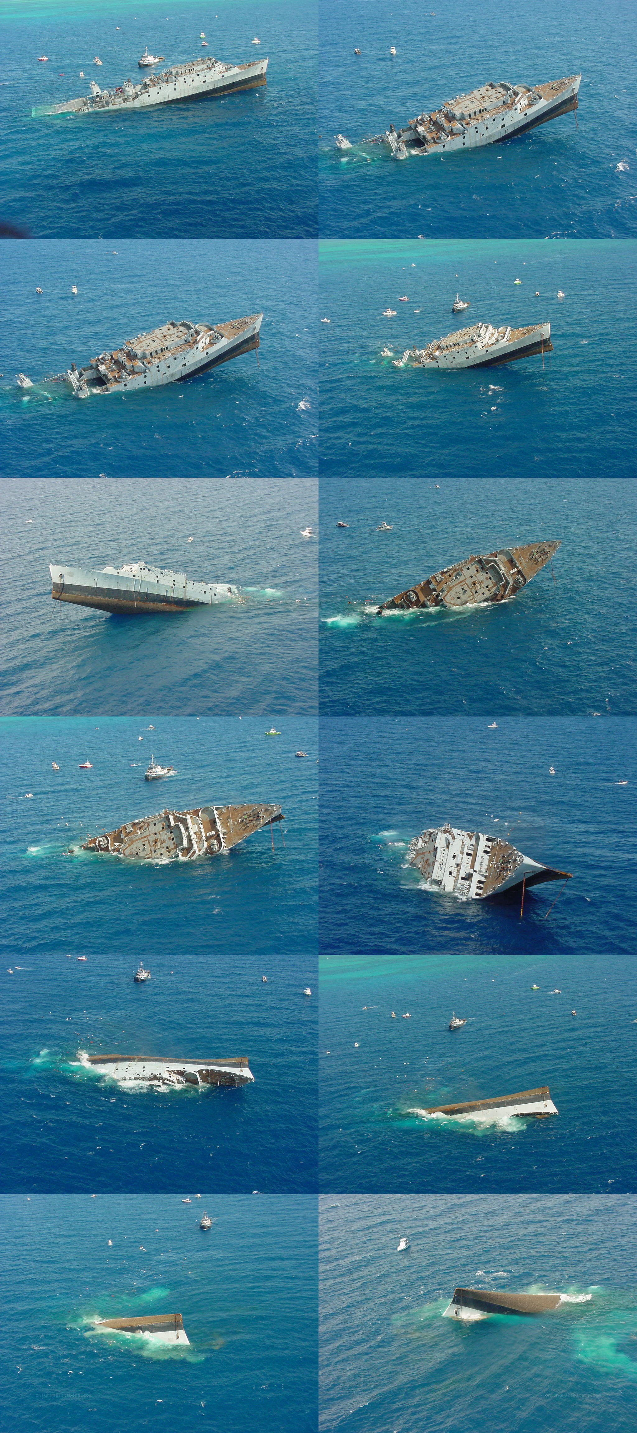 Sinking of a ship