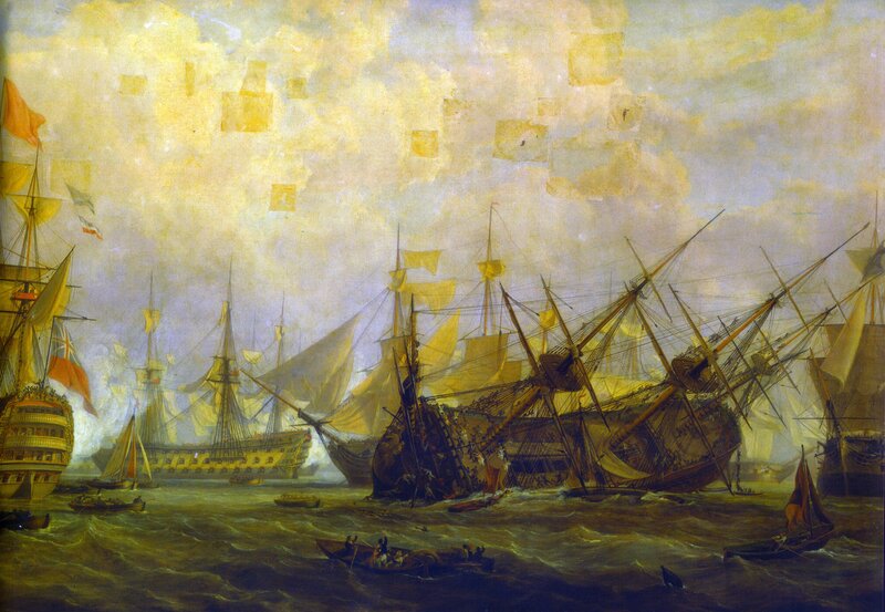 Sinking Ship in Battle — Yellow