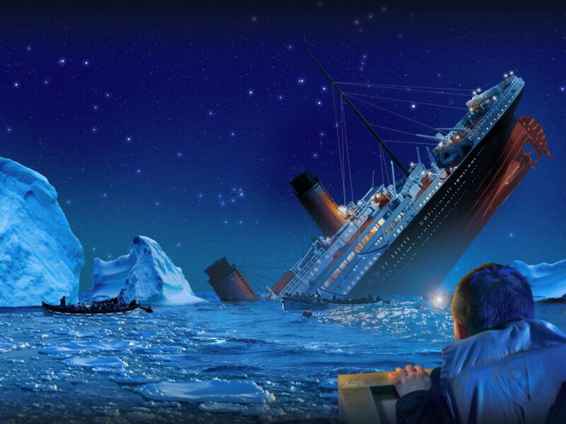 Sinking Ship in Ice