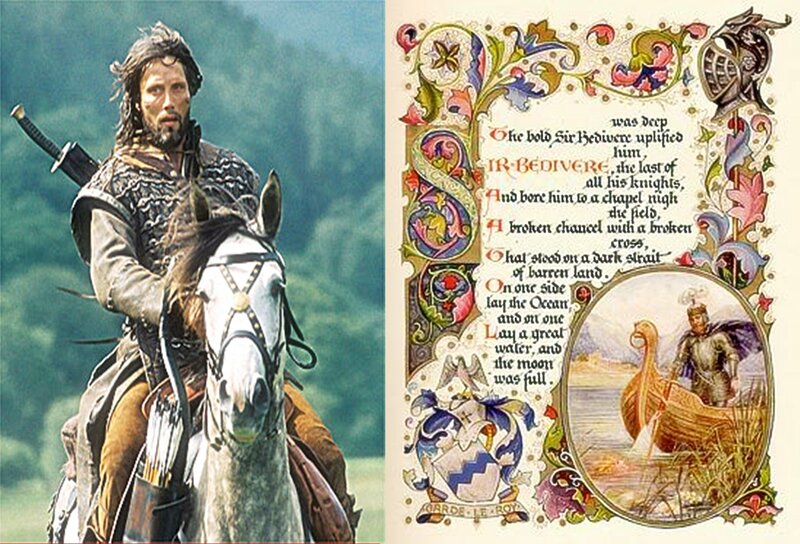 Sir Bedivere and the Arthurian legend
