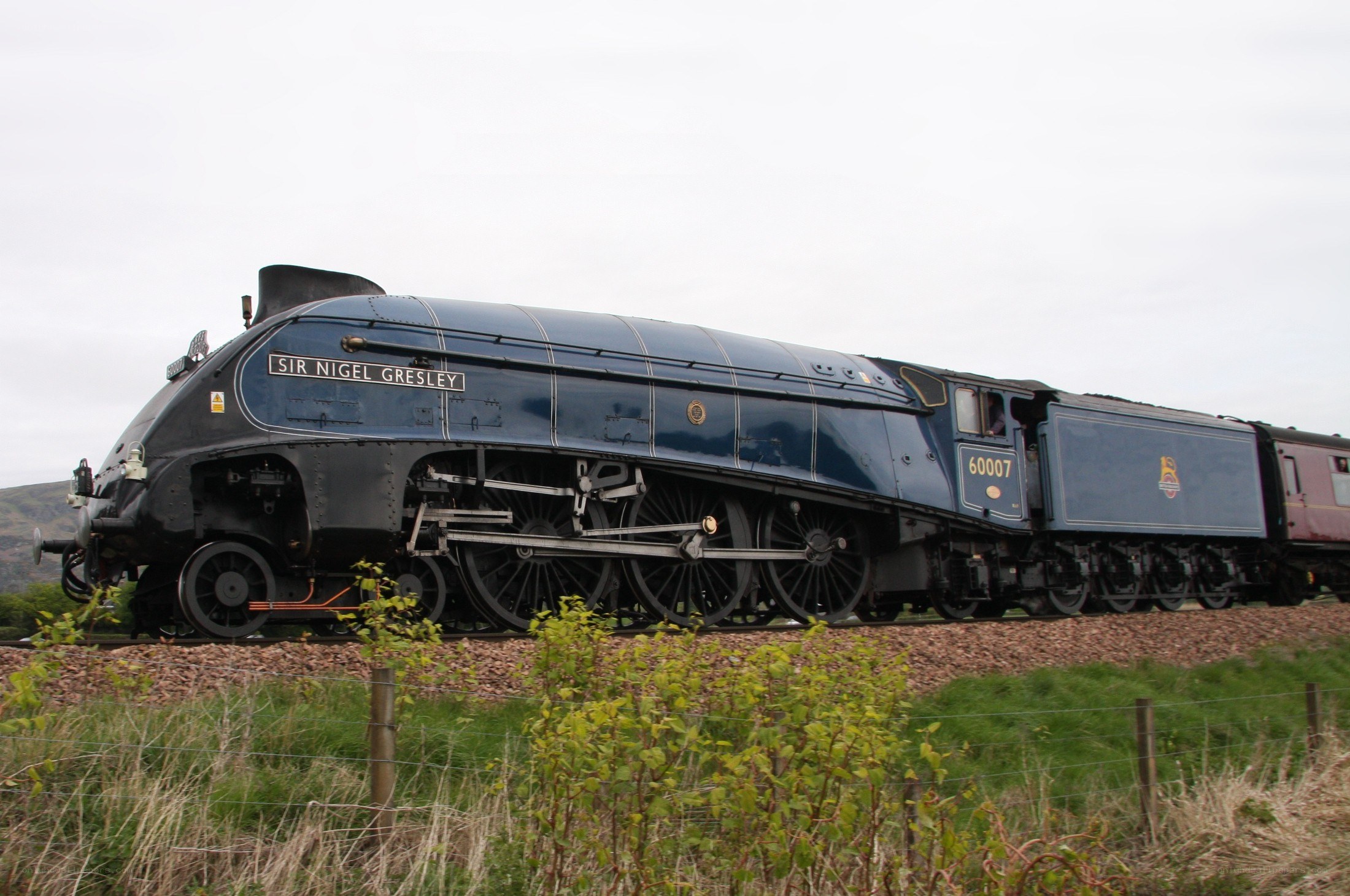 Sir Nigel Gresley steam locomotive