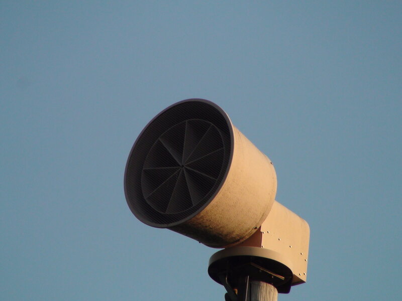 Siren Speaker on Pole