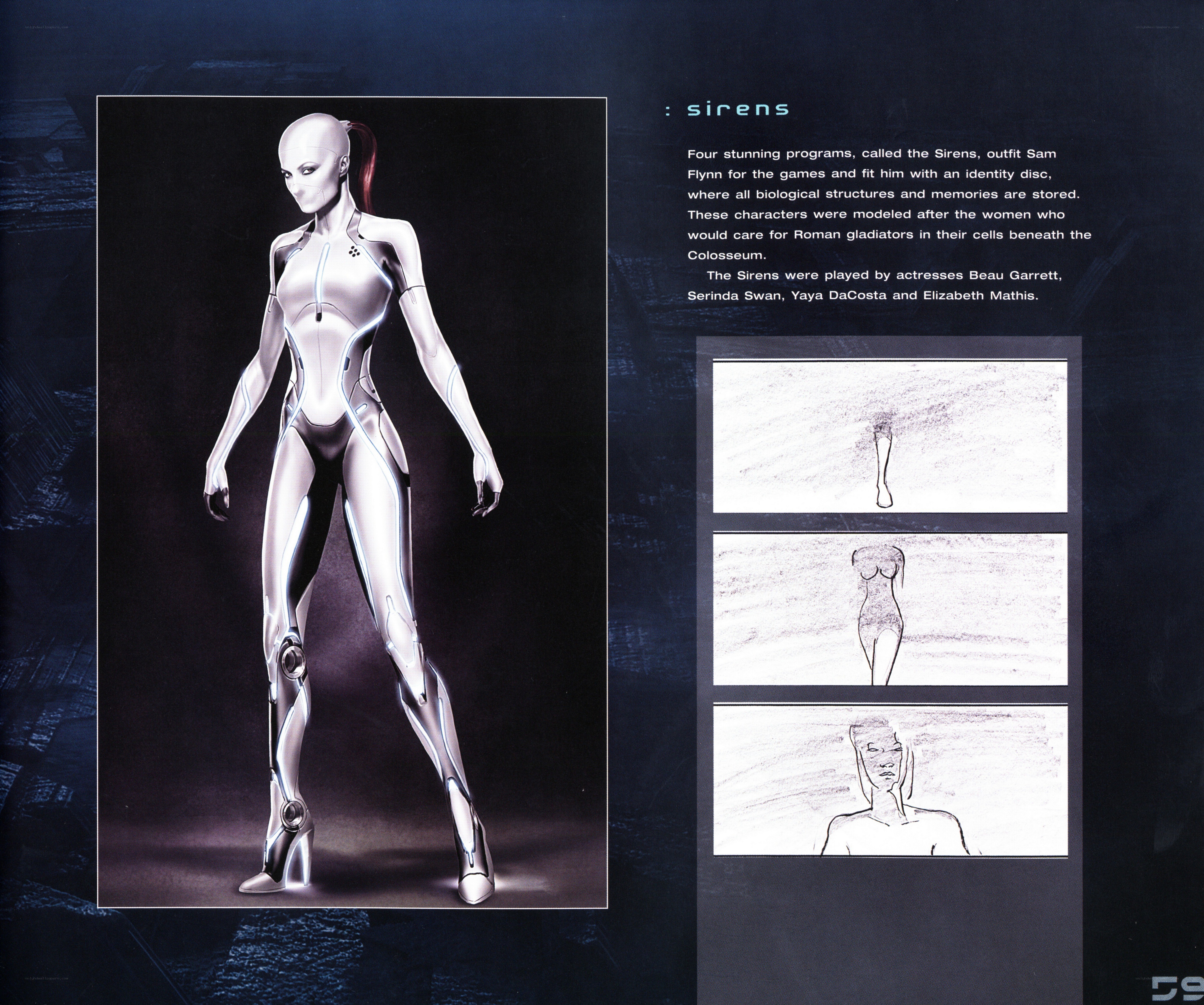 Sirens character concept art