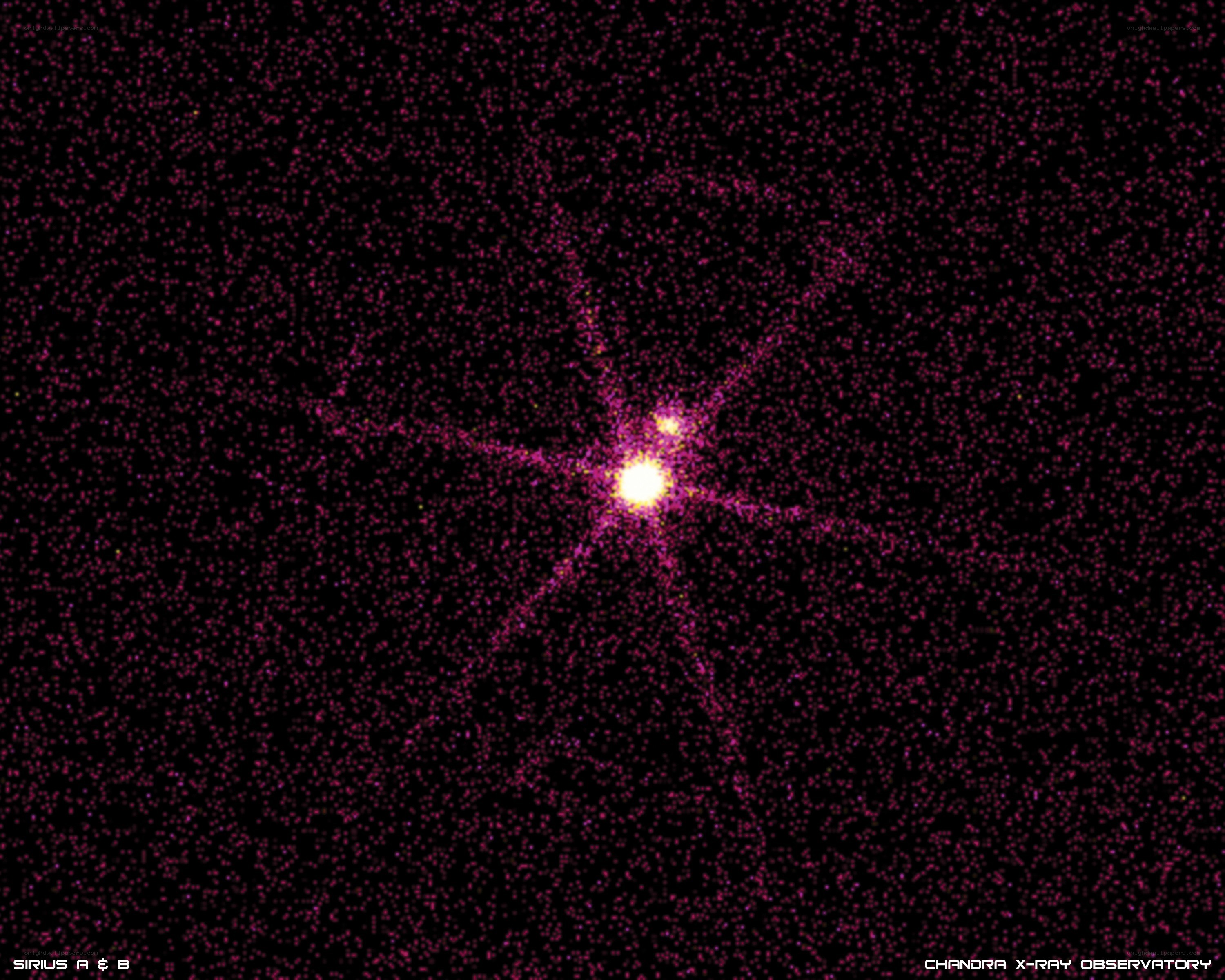 Sirius A and B star system