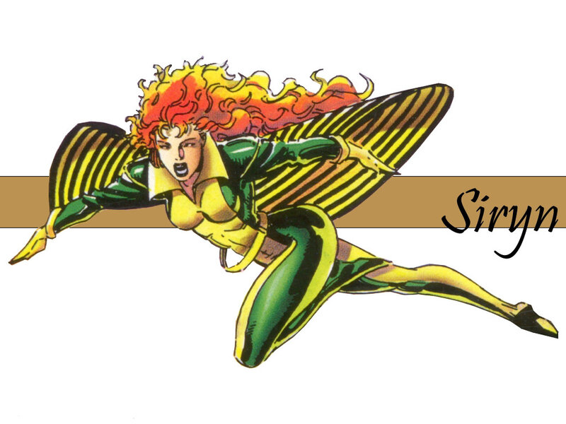 Siryn in flight
