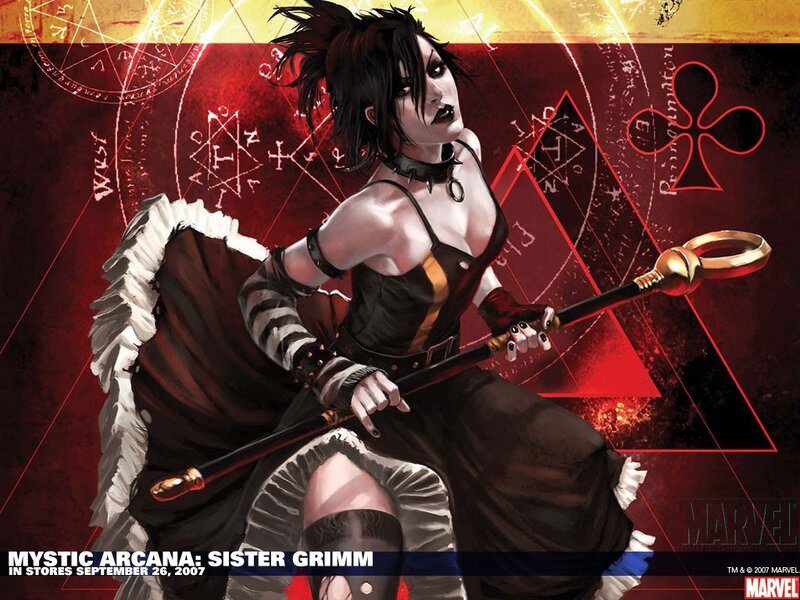 Sister Grimm comic art