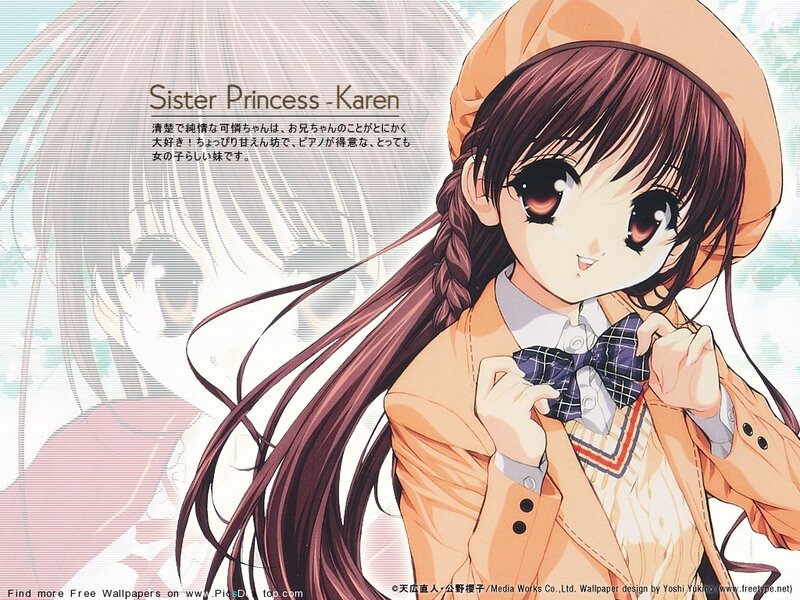 Sister Princess Karen character art