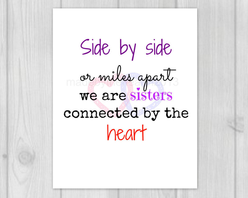 Sisterhood Quote Print