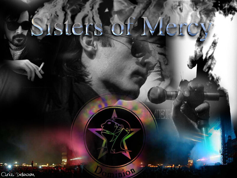 Sisters of Mercy concert collage