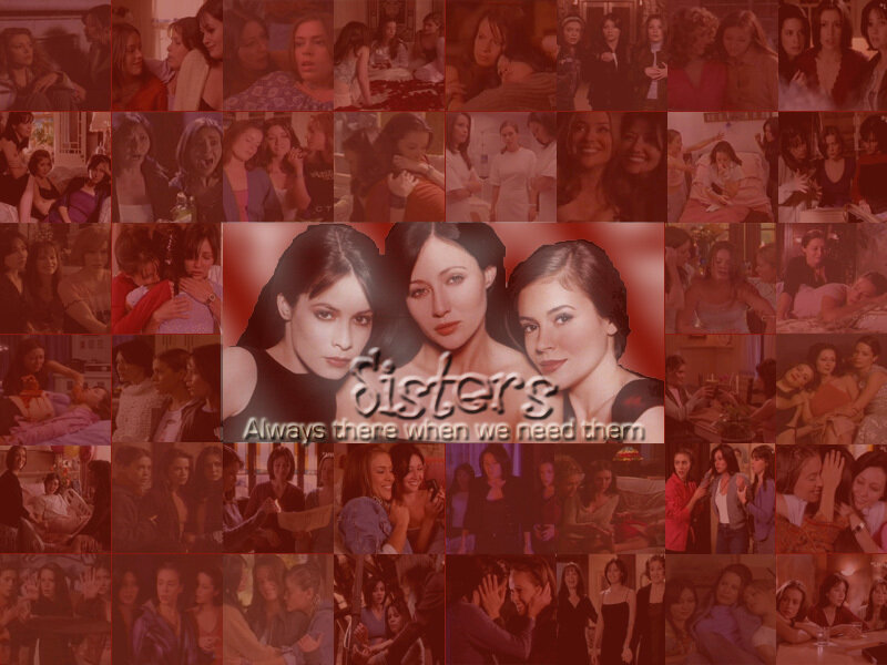 Sisters TV show collage
