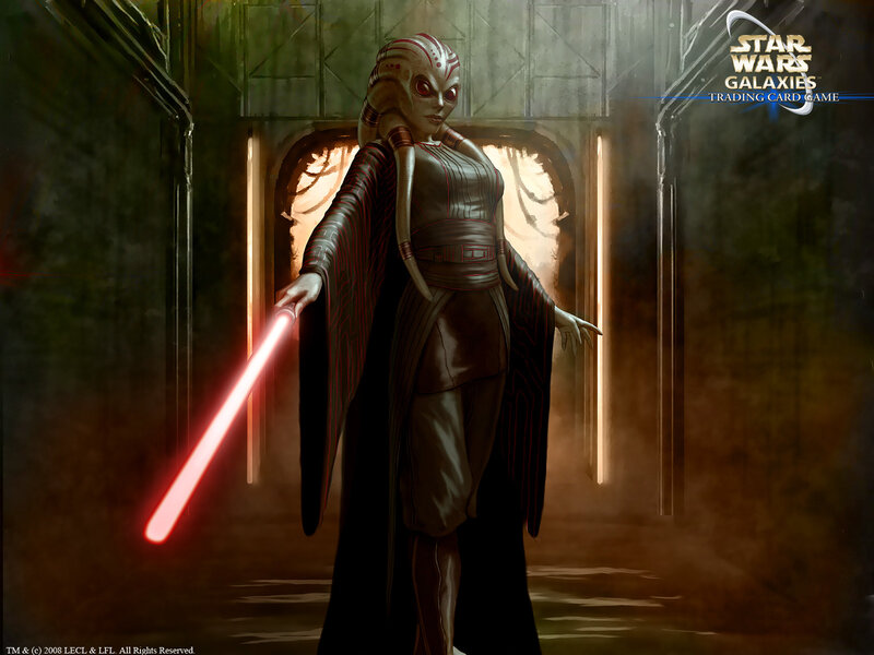 Sith Acolyte with Red Lightsaber