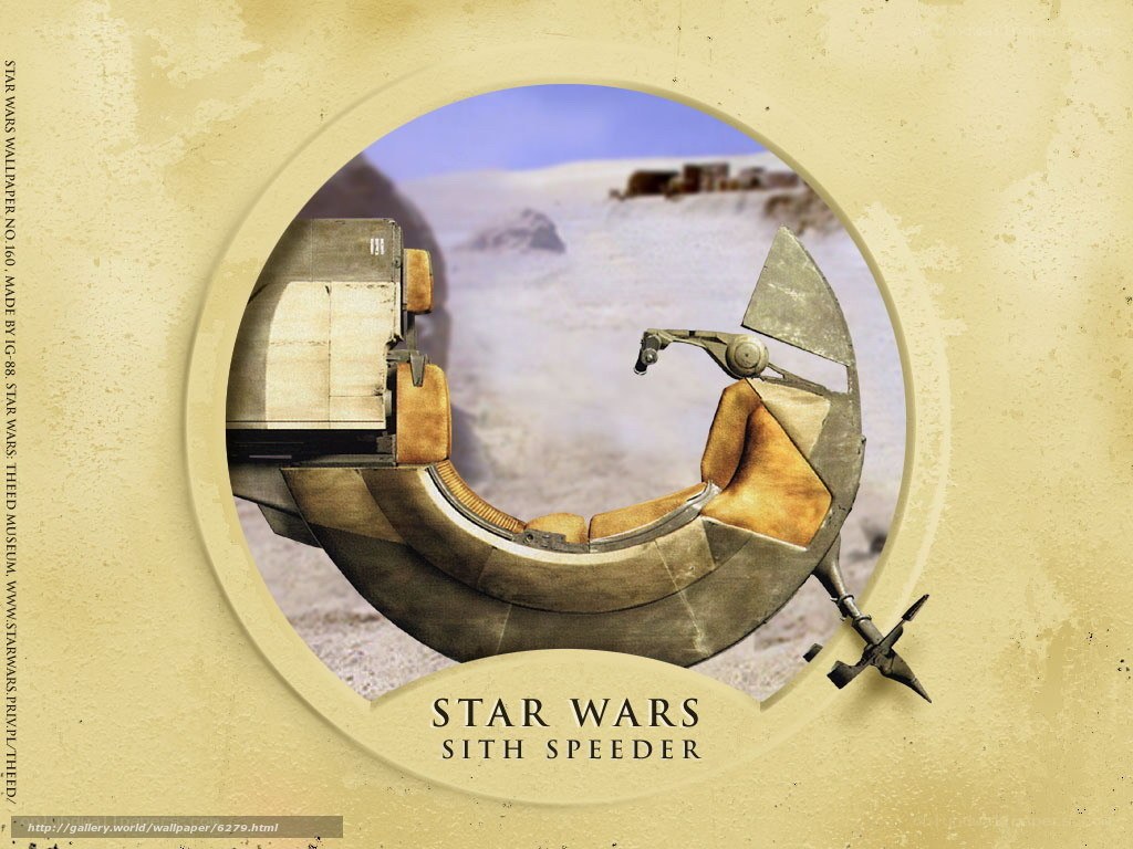 Sith Speeder from Star Wars
