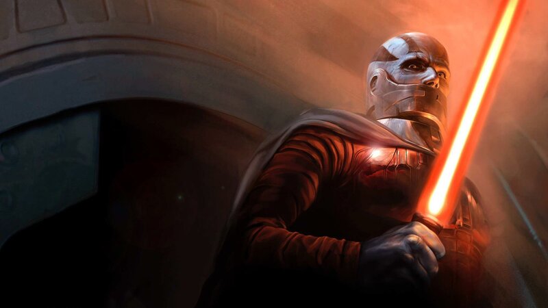 Sith Warrior with Lightsaber — Dramatic