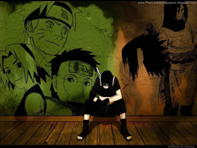 Sitting Anime Character — Green, Dramatic, Manga