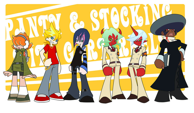 Six Animated Characters — Yellow