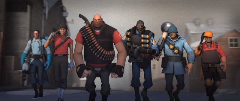 Six Animated Soldiers