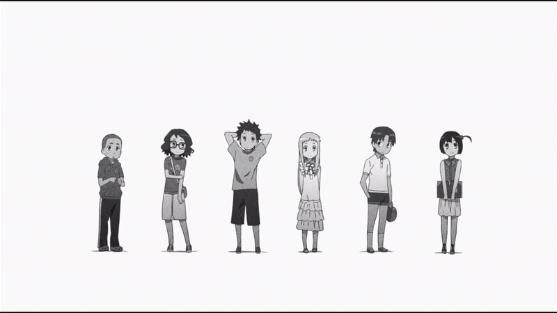 Six Anime Characters — Black, Neutral