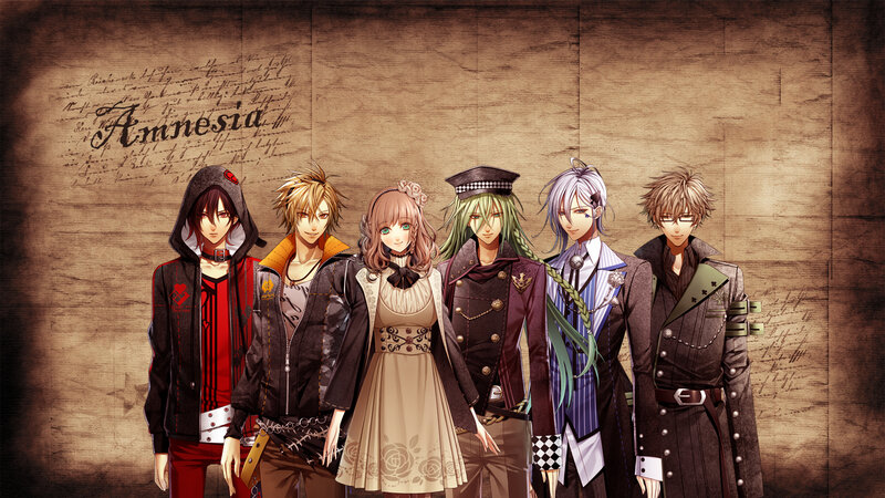 Six Anime Characters — Brown