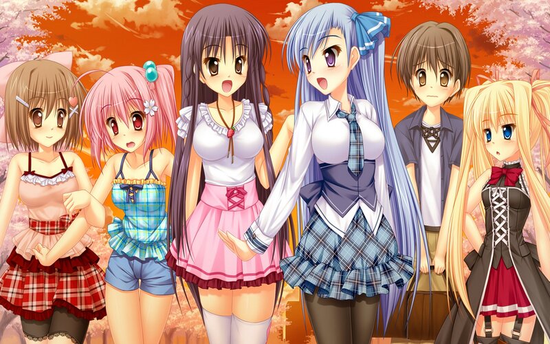 Six Anime Characters — Orange