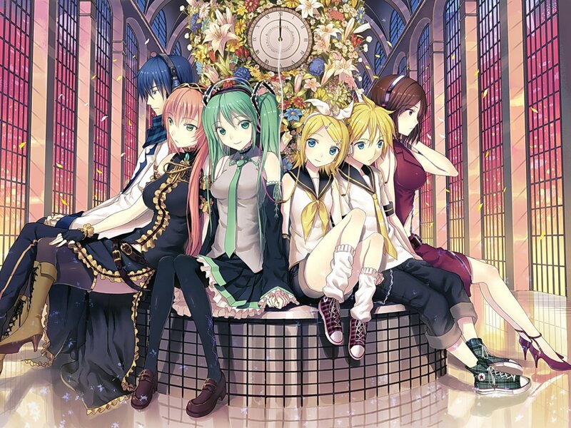 Six Anime Characters — Pink