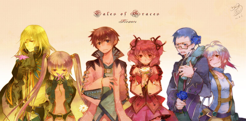 Six Anime Characters — Yellow, Calm