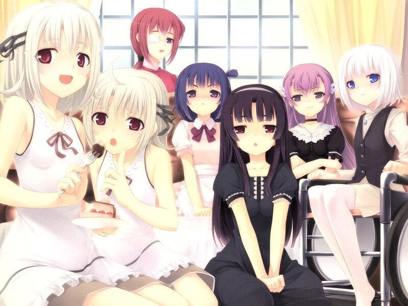 Six Anime Girls in a Room