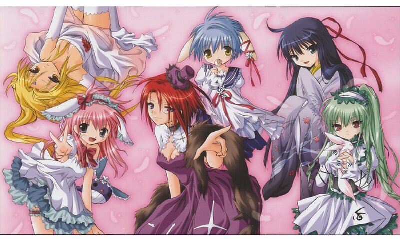 Six Anime Girls