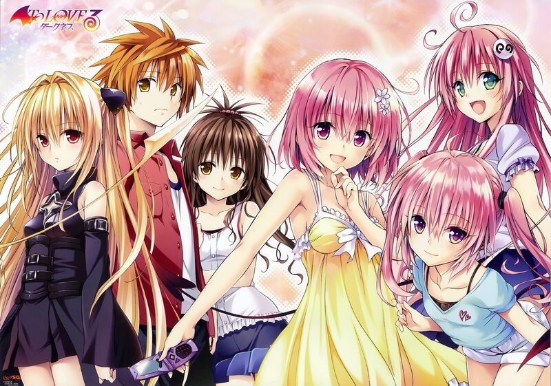 Six Anime Girls Together