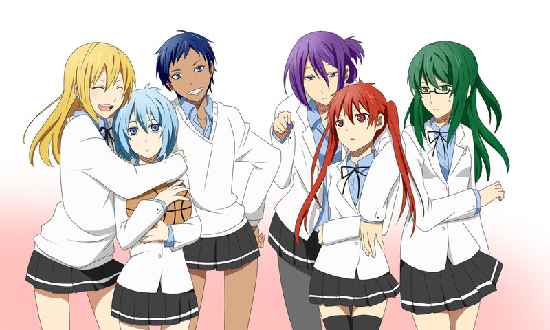 Six Anime Students