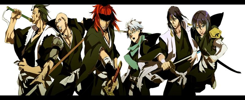 Six Anime Warriors