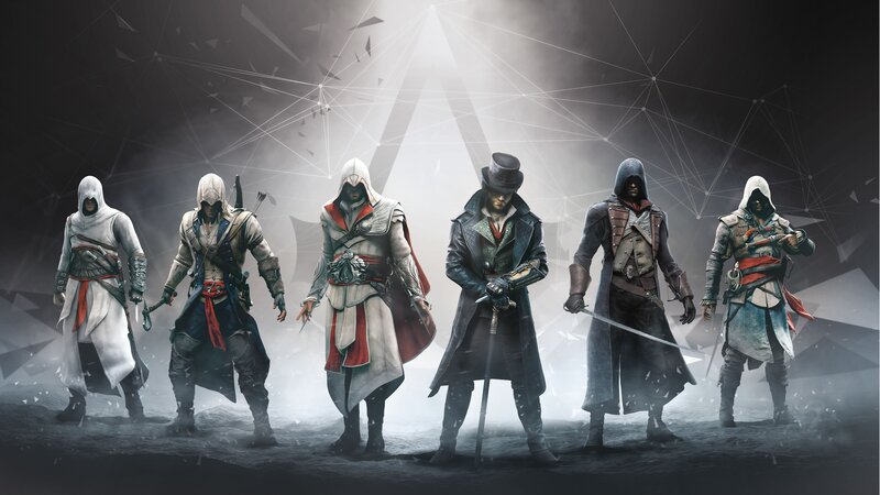 Six Assassins Standing