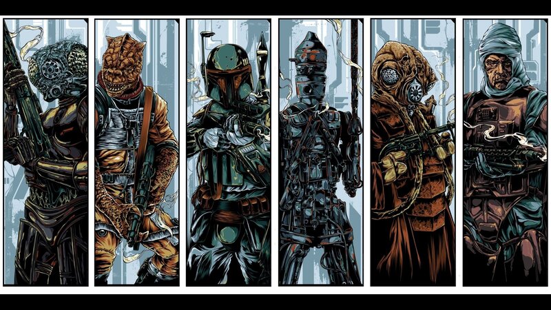 Six Bounty Hunters — Blue