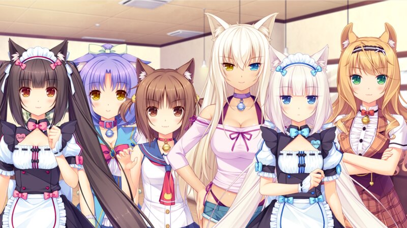Six Cat-eared Girls