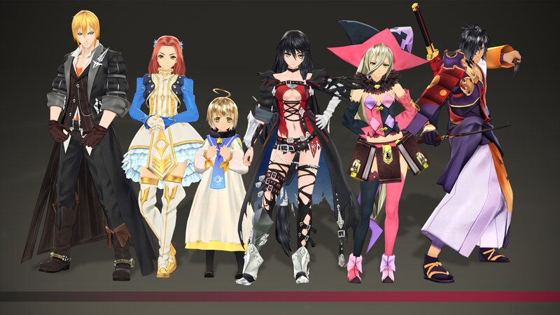 Six Characters in Fantasy Outfits