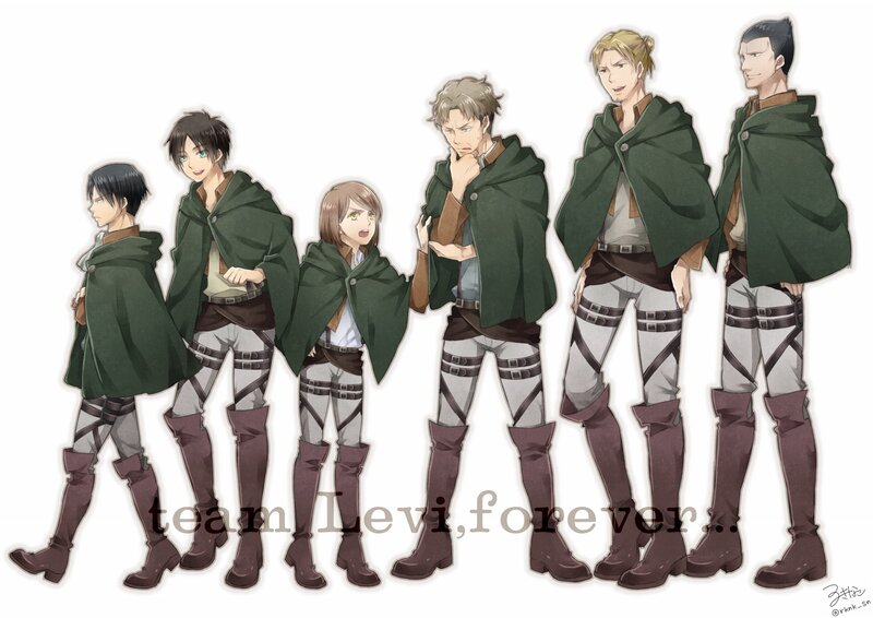 Six Characters in Green Cloaks