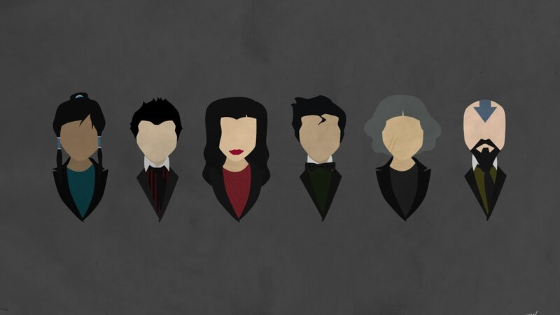 Six Characters in Suits