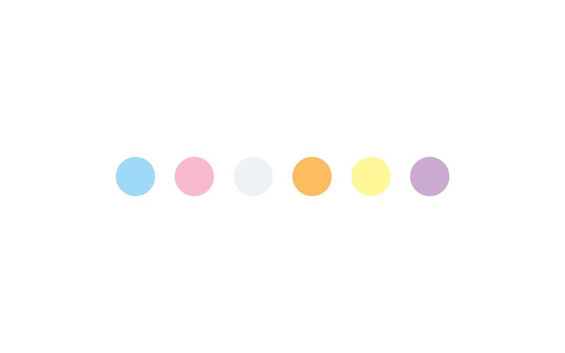 Six Colored Circles