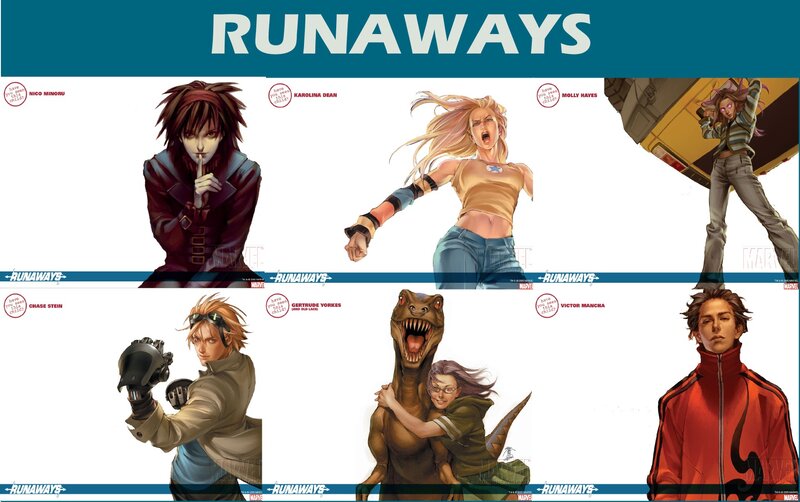 Six Comic Book Characters