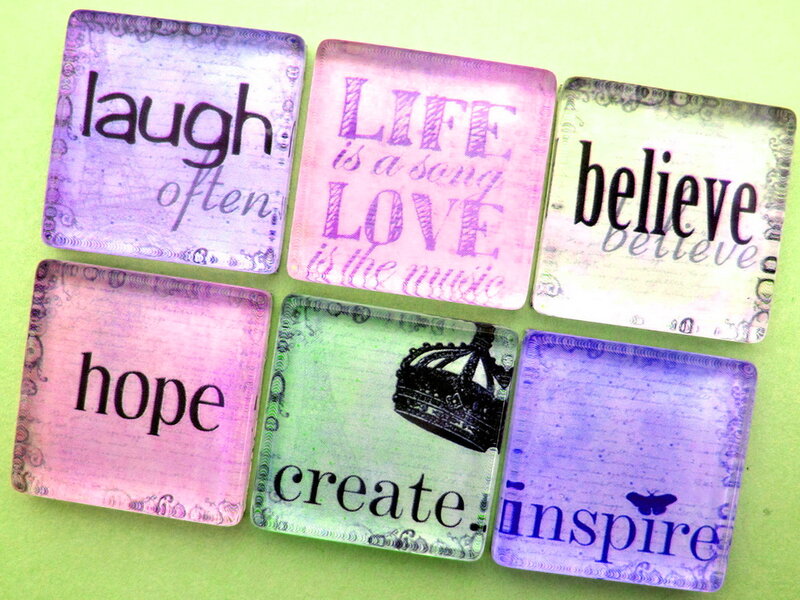 Six Decorative Tiles