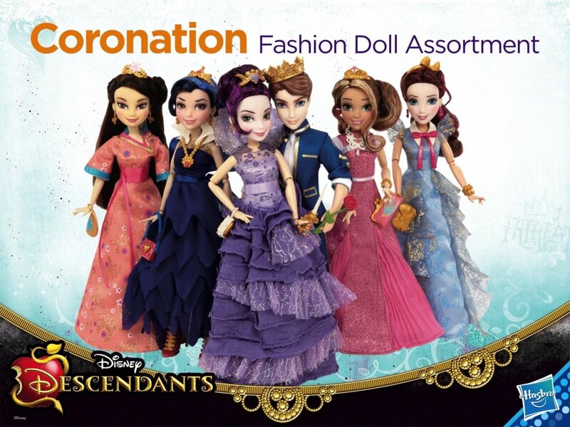 Six Dolls in Formal Dresses