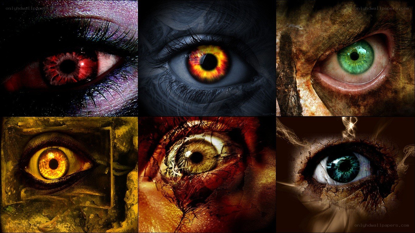 six eyes collage