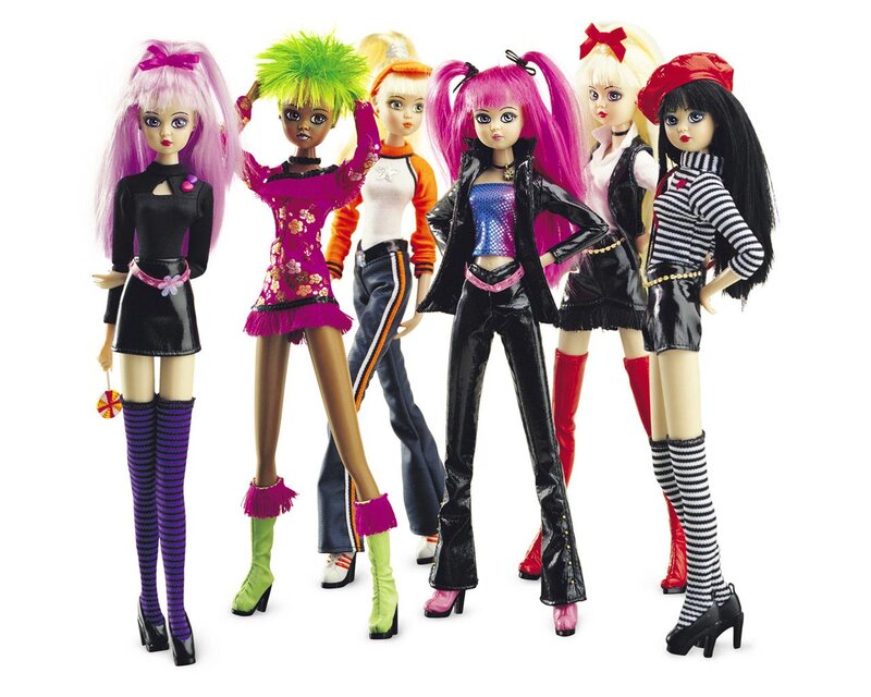 Six Fashion Dolls