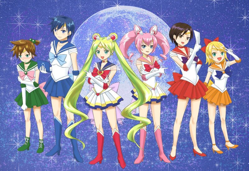 Six Female Anime Characters