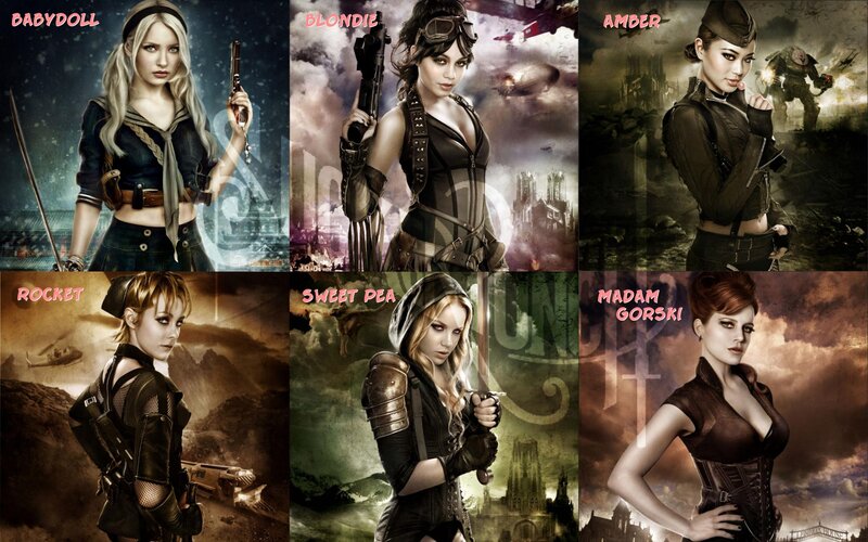 Six Female Characters in Armor