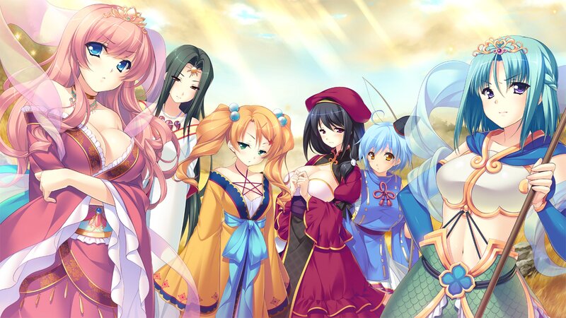 Six Female Characters — Pink, Dramatic