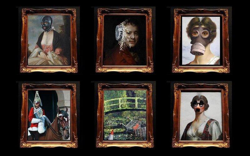 Six Framed Paintings