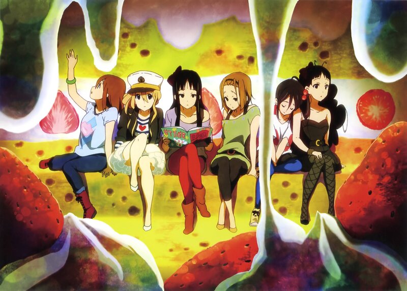 Six Girls in Fantasy Setting — Yellow